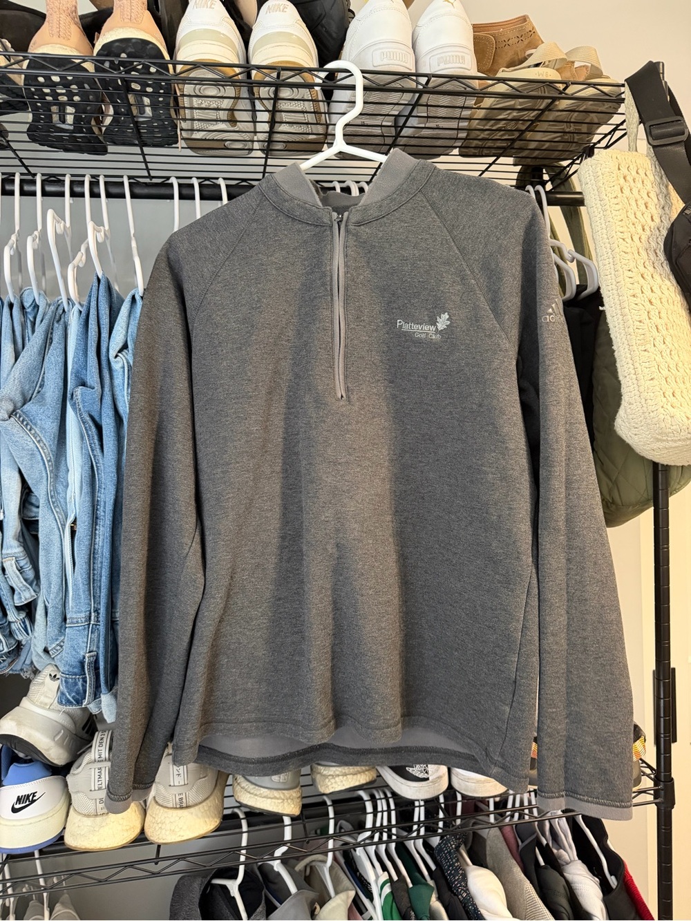 adidas quarter zip